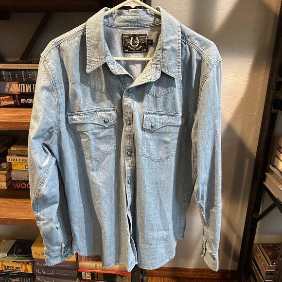 Freenote Cloth Calico Denim Shirt - Picture 1 of 6